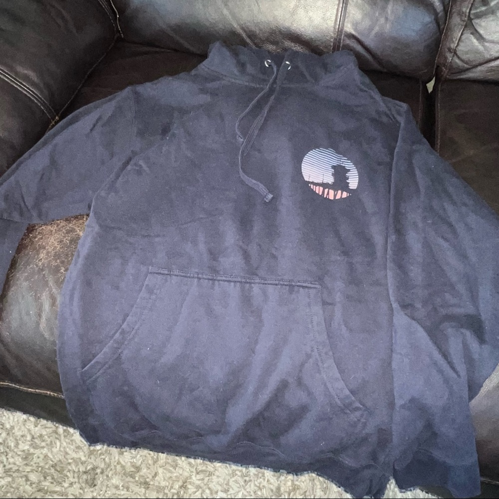 Dark blue hoodie